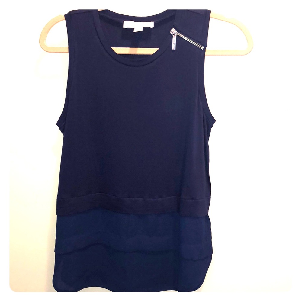 Long navy tank michael kors